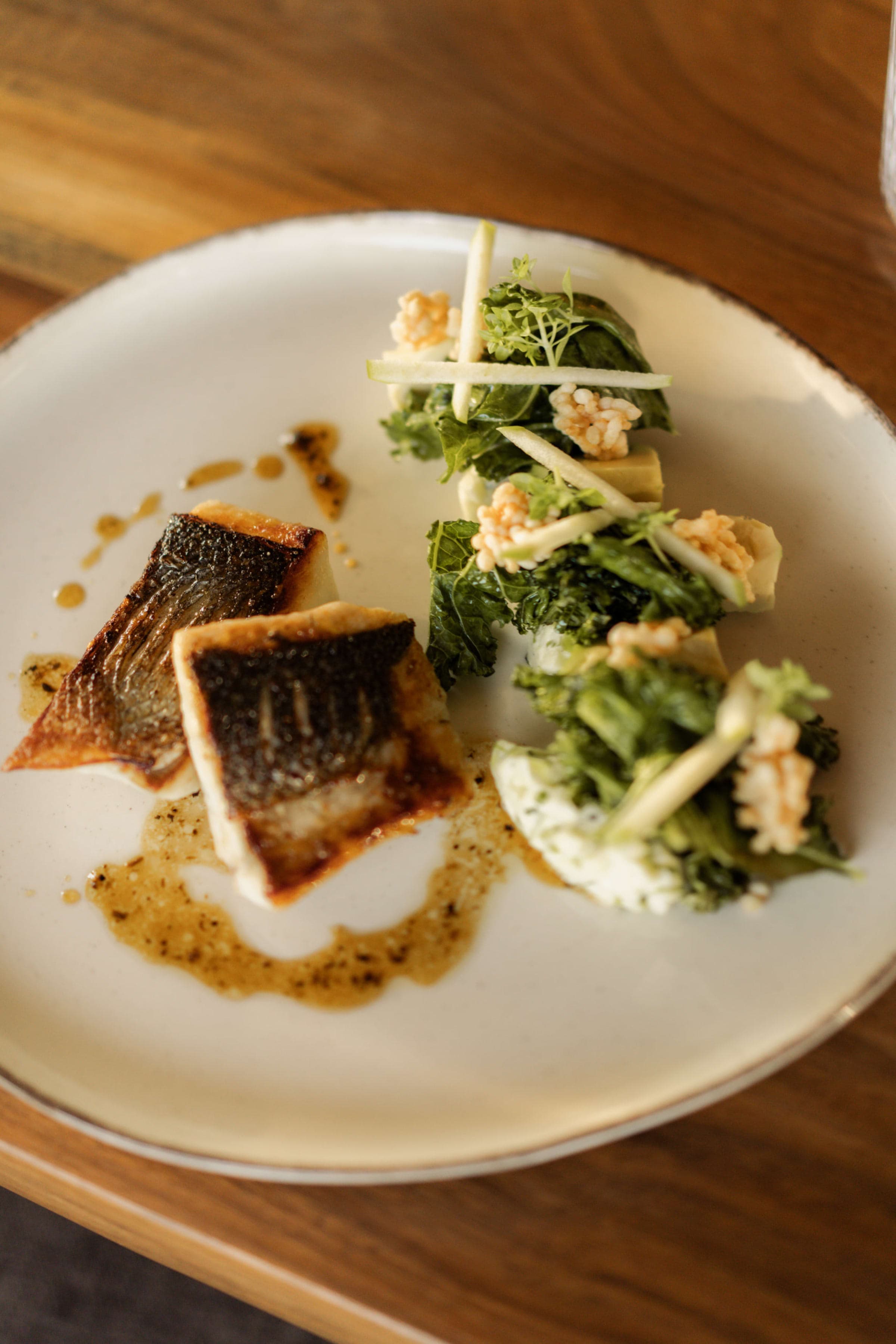A farm-to-table plate at Quinta Filippa